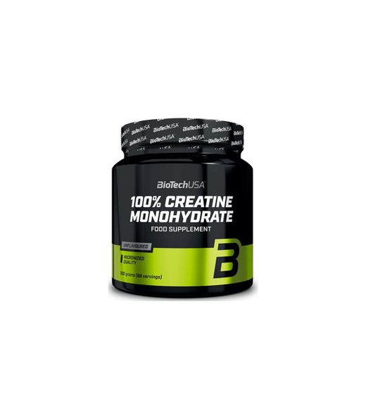 100% CREATINA MONOHIDRATO MICRONIZADA 300G Biotech USA