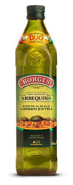 Aceite oliva V.Extra Arbequina 1L BORGES
