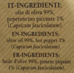 Aceite Piccanti Delizzie Calabria 250ml (OLIO PICCANTE)