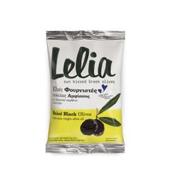Aceitunas negras al horno Lelia con aceite virgen extra 150g