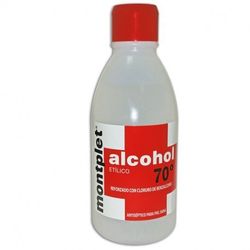 ALCOHOL ETÍLICO 70º MONTPLET 250ml.