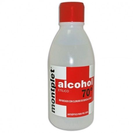 ALCOHOL ETÍLICO 70º MONTPLET 250ml.