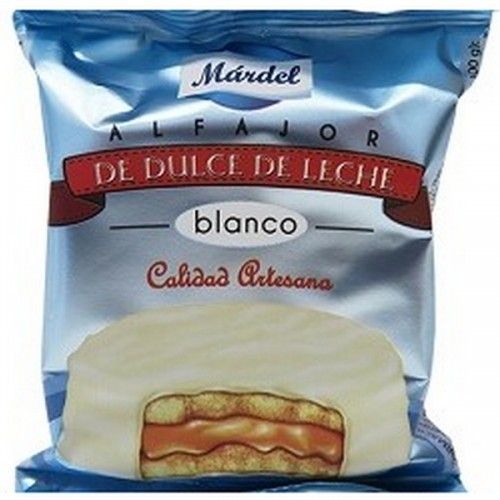 Alfajor de dulce de leche blanco Márdel 1 unid.