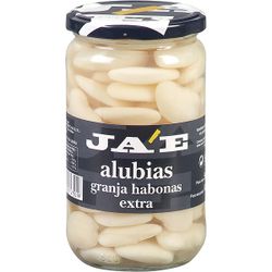 Alubia blanca cocida extra de granja Habona Ja'e 580G