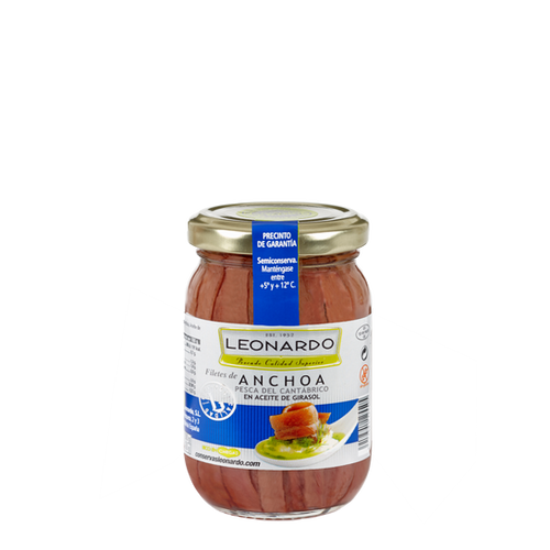 Anchoa en Aceite de Oliva LEONARDO 220ml