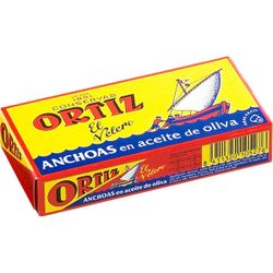 Anchoas en aceite de oliva Ortiz 48G