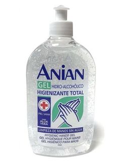 ANIAN Gel higienizante manos hidro-alcoholico 70% 500 ml