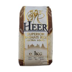 ARROZ HEER BASMATI DE GRANO LARGO 1 KG