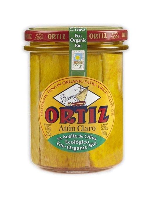 Atún Claro en aceite oliva ORTIZ Eco 220G