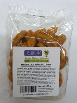 Baguets de tomate y aceitunas BHG 125G