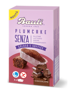 BAULI PLUMCAKE CHOCOLATE SIN GLUTEN 4 P.
