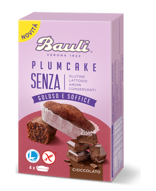 BAULI PLUMCAKE CHOCOLATE SIN GLUTEN 4 P.