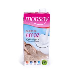 Bebida de arroz Monsoy 1L sin gluten
