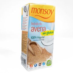 Bebida de avena Monsoy 1L sin gluten