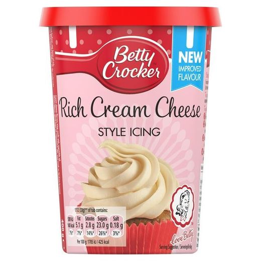Betty Crocker Rich Cream Cheese Style Icing 400g