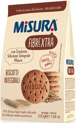 Biscotti Misura - Fibre Extra - Integrali - 330 gr