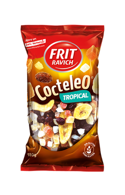Bolsa de frutos secos Cocteleo Tropical Frit Ravich 115G sin gluten