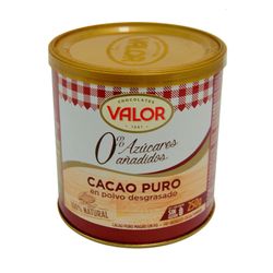 CACAO VALOR PURO EN POLVO 250GR X6 S.AZUCARES