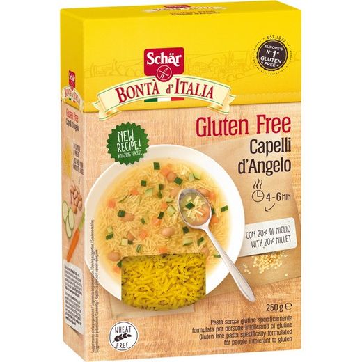 Capelli d'angelo Schär 250G sin gluten