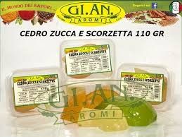 CEDRO ZUCCA E SCORZETTA GLAN 110G