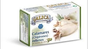 CHIPIRONES RELLENOS EN ACEITE DE OLIVA GALICA 111 GR