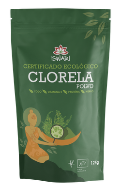 Chlorella en polvo Iswari 125G sin gluten