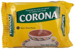 Chocolate CORONA Tradicional 250g Colombia