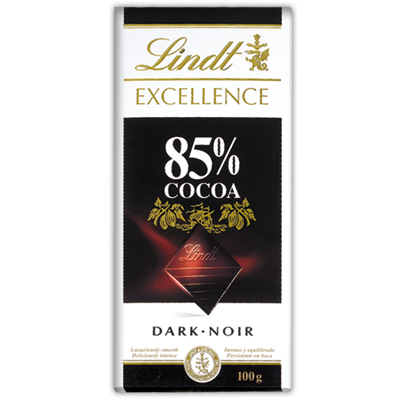 Chocolate Lindt Excellence 85% cacao 100gr.