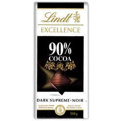 Chocolate Lindt Excellence 90% cacao 100gr.