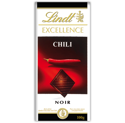 Chocolate Lindt Excellence chilli 100gr.