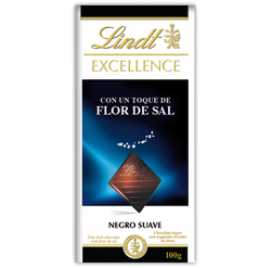 Chocolate Lindt Excellence flor de sal 100gr.