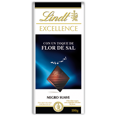 Chocolate Lindt Excellence flor de sal 100gr.