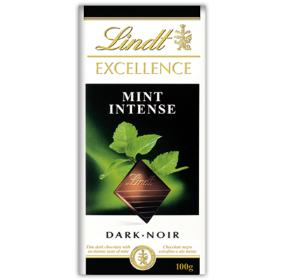 Chocolate Lindt Excellence Menta 100gr.