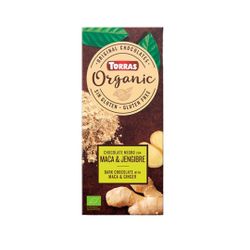 Chocolate Negro con Maca y Jengibre Vegano y S / G 100gr