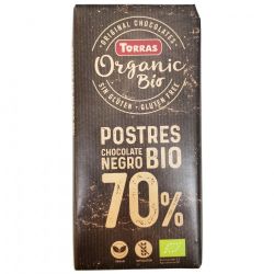 Cobertura de chocolate al 70% Bio Torras 200g