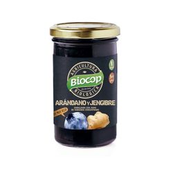 Compota de arándanos y jengibre Biocop 280G