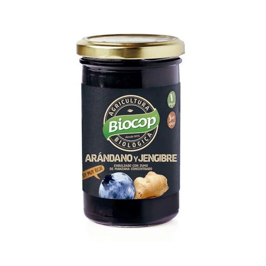 Compota de arándanos y jengibre Biocop 280G