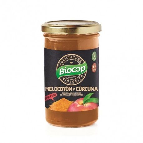Compota de melocotón y cúrcuma Biocop 280G