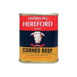 Corned Beef Carne de vacuno en conserva Hereford 340G