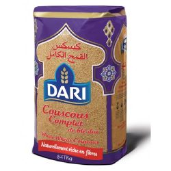 Couscous Dari INTEGRAL complet blé dur 500G