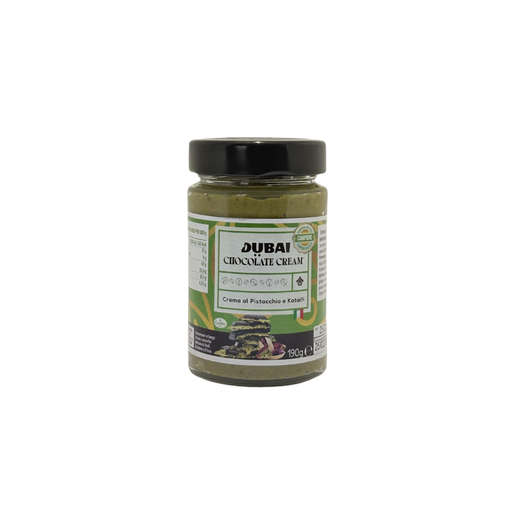 CREMA DE CHOCOLATE GUSTO ETNA DUBAI CON PISTACHO Y KATAIFI EN FRASCO DE 190 G