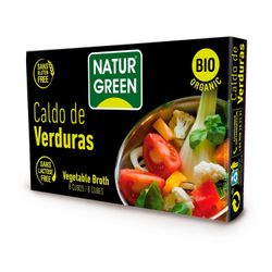 Cubito Caldo Verduras Bio 10x8,4g NaturGreen