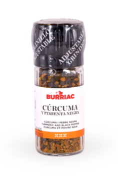 Cúrcuma y pimienta negra Burriac