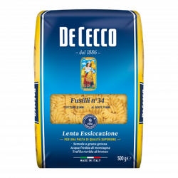 De cecco pasta di semola fusilli n°34 500 gr