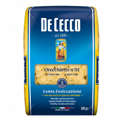 De cecco pasta di semola orecchiette n°91 500 gr