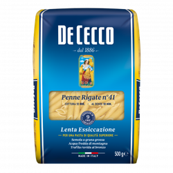 De cecco pasta di semola penne rigate n°41 500 gr