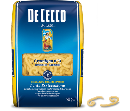 De cecco pasta gramigna n.31 - gr.500