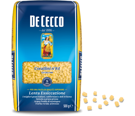 De cecco pastina corallini n°84 500 gr