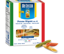 DE CECCO Penne rigate tricolore no. 41 500g