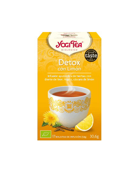 Detox con Limón Yogi Tea 30G